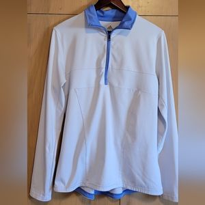 ADIDAS white workout sweater